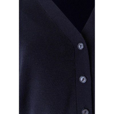 CHAQUETA PUNTO MUJER AZUL MARINO